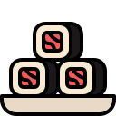 rollo de sushi icon