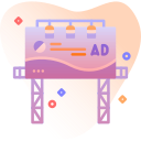 panneau d'affichage icon