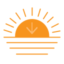 puesta de sol icon