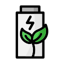 batería ecológica icon