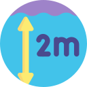 2m de profundidad icon