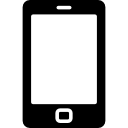 telefono con touch screen icona
