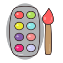 paleta de color icon