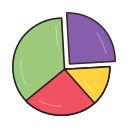 gráfico circular icon