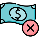 sin dinero icon