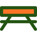 mesa de picnic icon