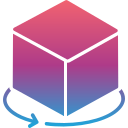 cubo 3d icon