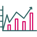 gráfico de linea icon