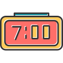 reloj digital icon