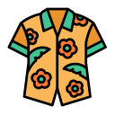 camisa hawaiana icon