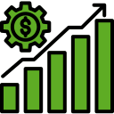 crecimiento del dinero icon