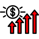 crecimiento del dinero icon