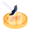 minería bitcoin icon