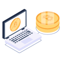 dinero digital icon