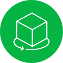 cubo 3d icon