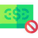 sin dinero icon