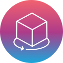 cubo 3d icon