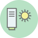 crema solar icon