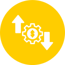 transacción monetaria icon