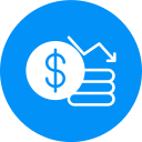 Money loss icon