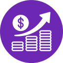 crecimiento del dinero icon