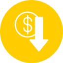 Money loss icon
