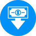 Money loss icon