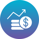 crecimiento del dinero icon