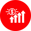 crecimiento del dinero icon