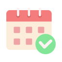 página de calendario icon