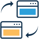 transferencia de datos icon