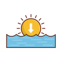 puesta de sol icon