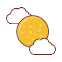 nube de sol icon