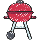 parrilla de barbacoa icon