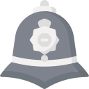 sombrero de policia icon