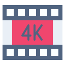 película 4k icon