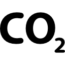 fórmula de co2 icon