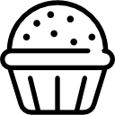 muffin con chocolate icon