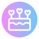 pastel de bodas icon