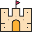 castillo de arena icon