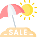 venta de verano icon