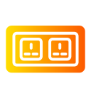 Electric socket icon