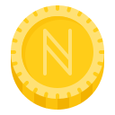 moneda de nombre icon