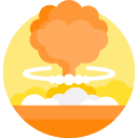 explosión nuclear icon