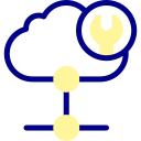 servicio de almacenamiento en la nube icon