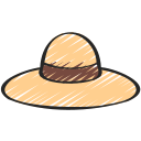 sombrero para el sol icon