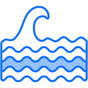 vagues d'eau Icône