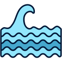 ondas de água 