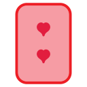 dos de corazones icon