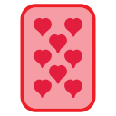 ocho de corazones icon